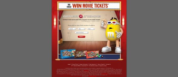 www.mmsmovietickets.com – M&M’S Brand Movie Cash Instant Win Game www.mmsmovietickets.com – M&M’S Brand Movie Cash Instant Win Game