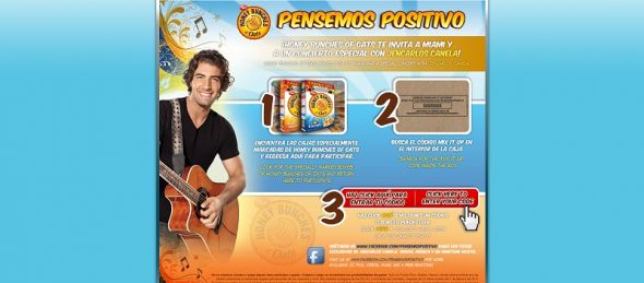 www.telemundo.com/pensemospositivo – Honey Bunches of Oats Jencarlos Canela Sweepstakes www.telemundo.com/pensemospositivo – Honey Bunches of Oats Jencarlos Canela Sweepstakes