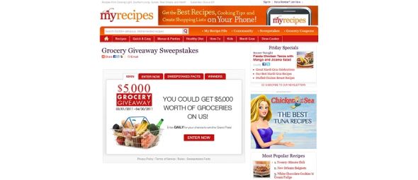 $5,000 Grocery Giveaway $5,000 Grocery Giveaway