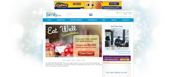 Eat Well Sweepstakes Eat Well Sweepstakes