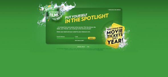 Sprite Spotlight Sweepstakes Sprite Spotlight Sweepstakes