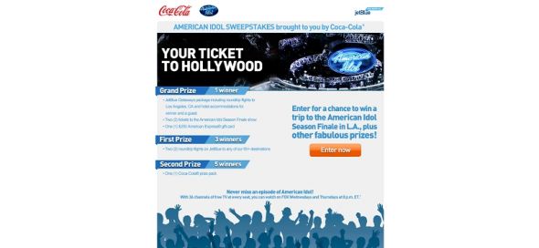 American Idol Sweepstakes American Idol Sweepstakes
