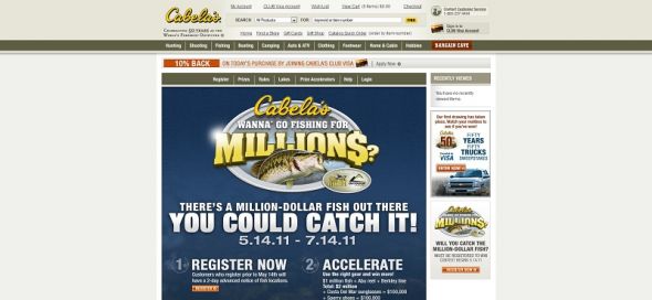 Cabela’s Wanna Go Fishing For Millions Challenge Cabela’s Wanna Go Fishing For Millions Challenge