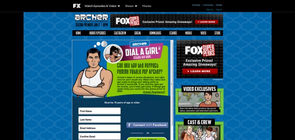Archer: Dial a Girl Promotion Archer: Dial a Girl Promotion