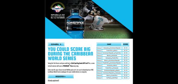 poweradebeisbol.com – Powerade Beisbol Promotion poweradebeisbol.com – Powerade Beisbol Promotion