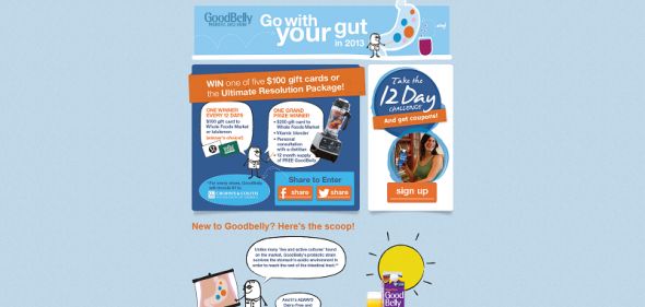 goodbellysweeps.com – GoodBelly New Year’s Sweepstakes goodbellysweeps.com – GoodBelly New Year’s Sweepstakes