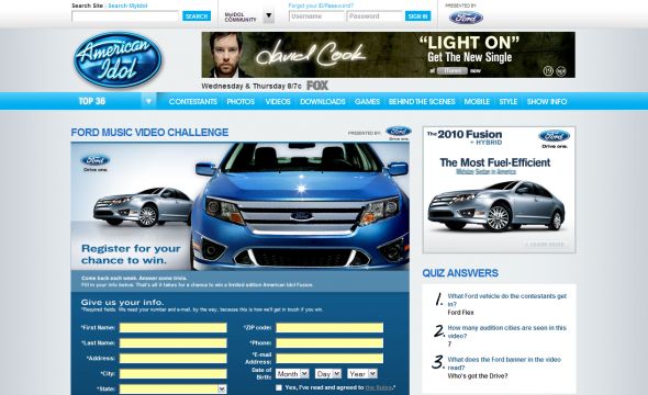 Ford Music Video Challenge