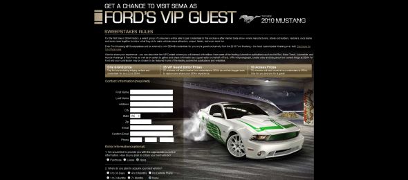 Coolest Things at SEMA Sweepstakes