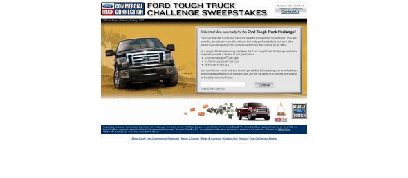 2009 Ford Tough Truck Sweepstakes