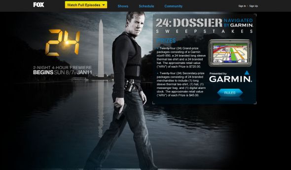 24: Dossier Navigated by Garmin Sweepstakes