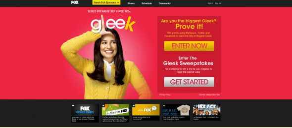 Biggest GLEEk Sweepstakes