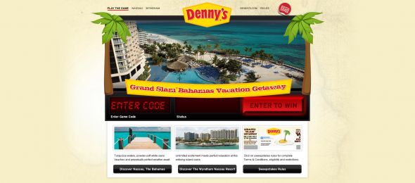 Denny’s Grand Slam Bahamas Vacation Getaway