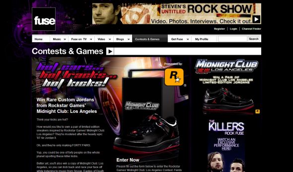 Midnight Club LA Limited Edition Shoe Giveaway Sweepstakes