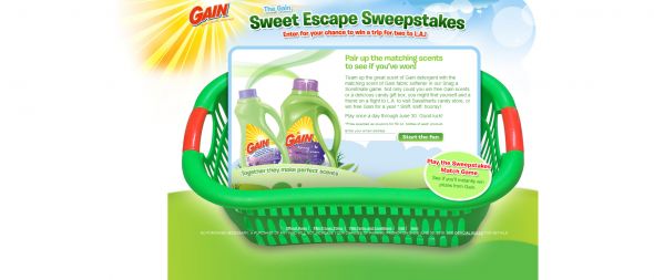 Gain Sweet Escape Sweepstakes