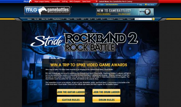 Stride Rock Band 2 Online Ladder
