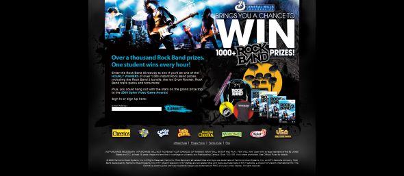 General Mills Rock Band Promotion