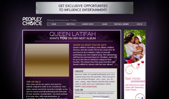 Queen Latifah and People’s Choice Awards Persona Contest