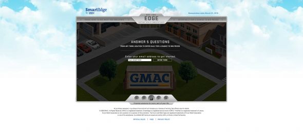 GMAC Get The Edge Instant Win Game and Sweepstakes