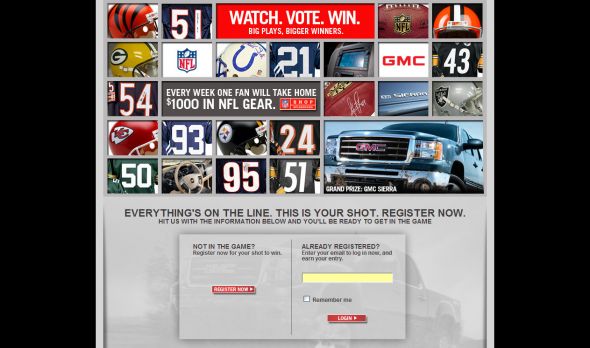 GMC Defensive Player of the Week Sweepstakes