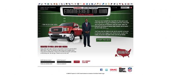 GMC Engineered To Win Challenge Sweepstakes