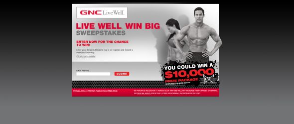 Live Well Win Big Sweepstakes Live Well Win Big Sweepstakes