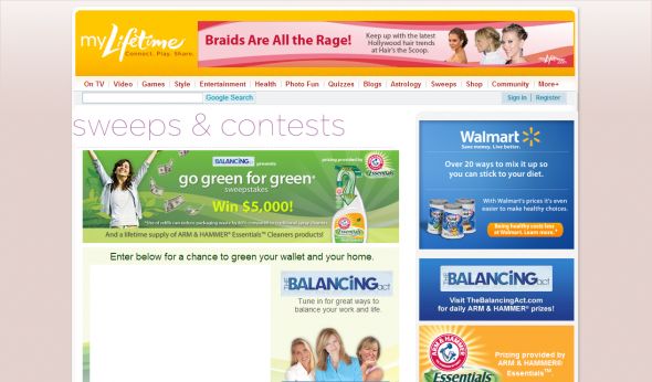 Go Green for Green Sweepstakes