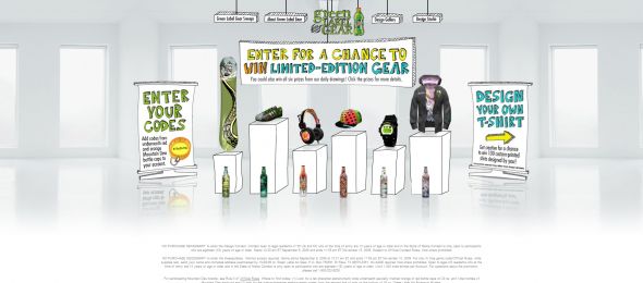 Mountain Dew Green Label Gear Promotion