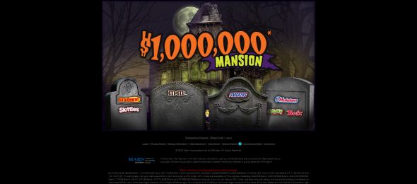 Halloween Million 2009 Instant Win Game and Sweepstakes
