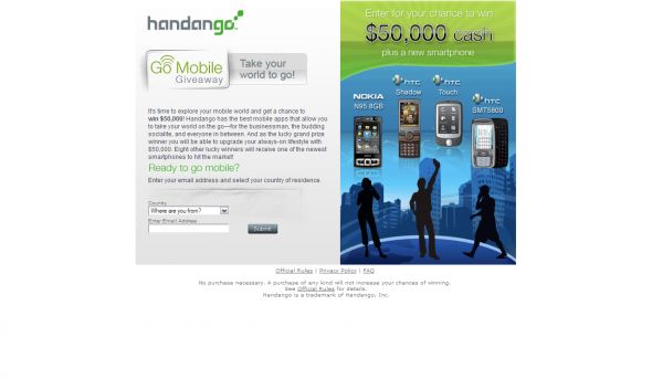 Handango Go Mobile Giveaway