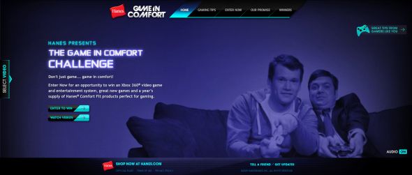 Hanes Game in Comfort Contest