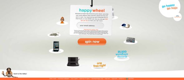 HOJO Happy Wheel Instant Win Game