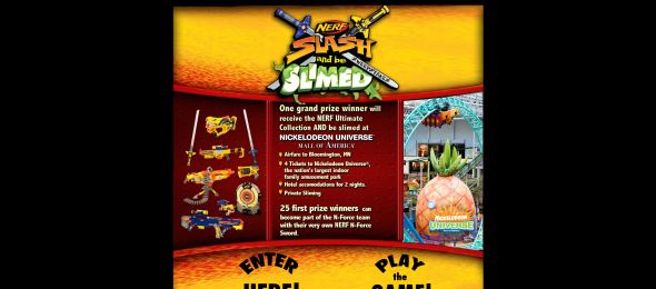 NERF Slash and be Slimed Sweepstakes