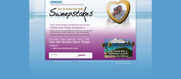 Healthy Heart Pledge Sweepstakes