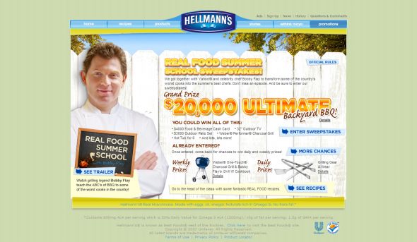 Real Food Summer School Sweepstakes
