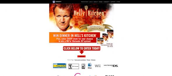 Ubisoft’s Hell’s Kitchen Sweepstakes