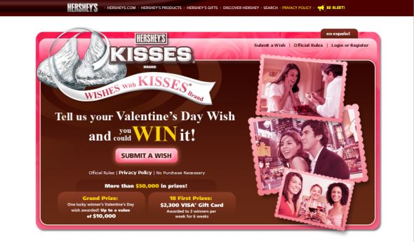 Hershey’s Kisses Wishes With Kisses Contest