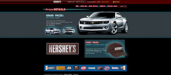 HERSHEY’S Camaro Sweepstakes