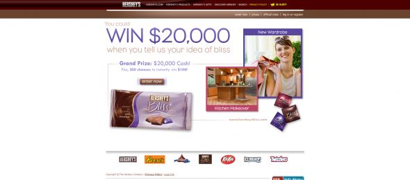 Hershey’s You Deserve Bliss Sweepstakes