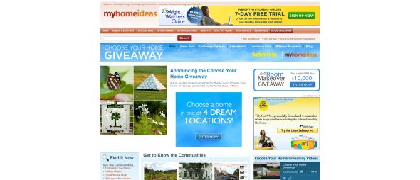 Southern Living Choose Your Home Giveaway