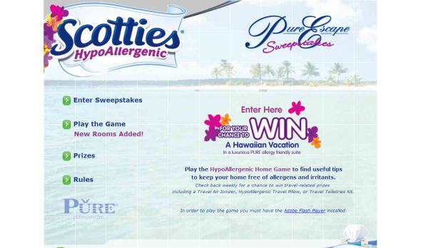 The Scotties Pure Escape Sweepstakes