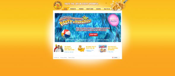 Honey Bunches of Oats Party in Paradise Game