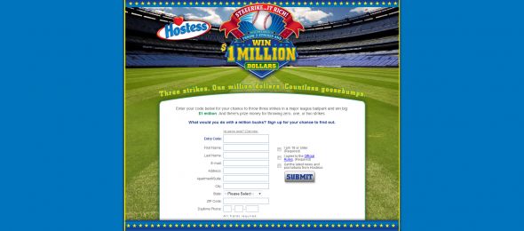 Hostess Steeerike…it Rich! Sweepstakes
