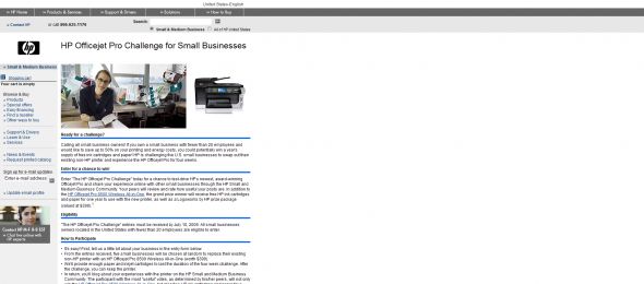 HP OfficeJet Pro Challenge