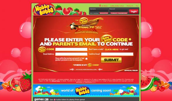 The Hubba Bubba Ultimate Kung Fu Panda Adventure Sweepstakes