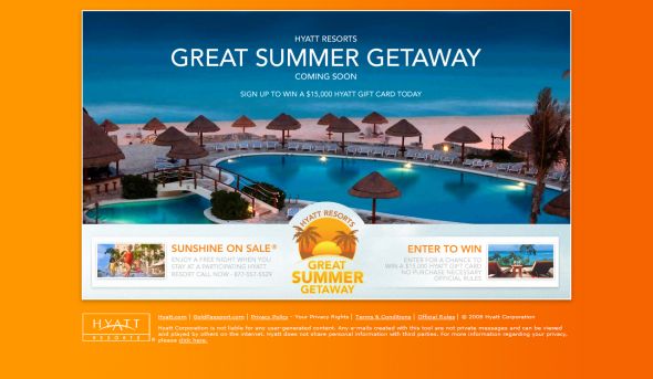 Hyatt Resorts Great Summer Getaway