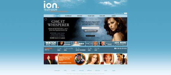 ION Television’s Ghost Whisperer Watch & Win Summer Sweepstakes