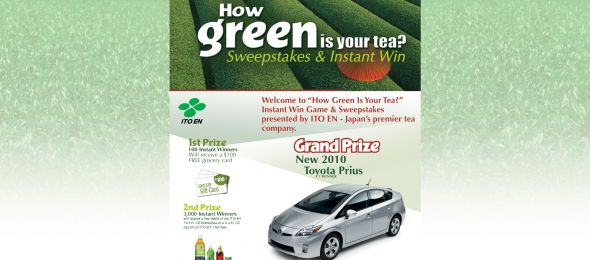 ITO-EN How Green is Your Tea? Instant Win Game & Sweepstakes ITO-EN How Green is Your Tea? Instant Win Game & Sweepstakes