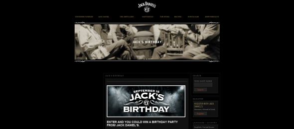 Jack Daniel’s Birthday Sweepstakes