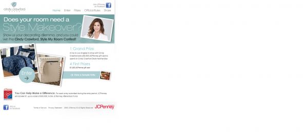 JCPenney Cindy Crawford Style My Room Contest