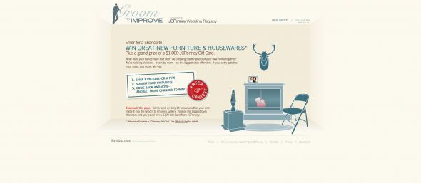 JCPenney and Brides.com Groom to Improve Contest